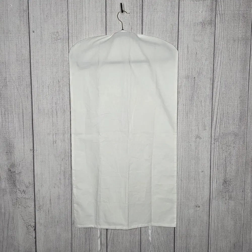 Dolce & Gabbana Garment Bag White Dress Cover Travel Storage 19.5x35.5